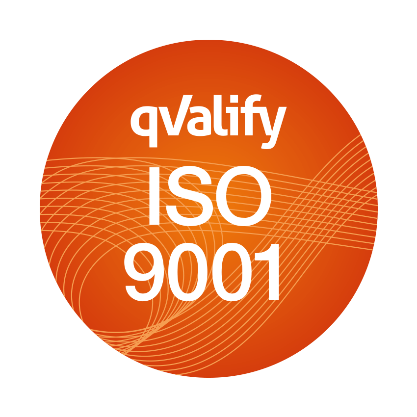 bilde som viser ISO9001 certificering